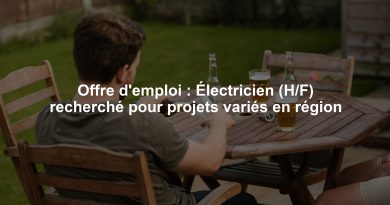 Offre d'emploi : Électricien (H/F) recherché pour projets variés en région