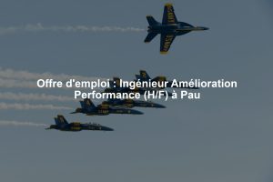Offre d'emploi : Ingénieur Amélioration Performance (H/F) à Pau
