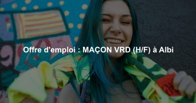 Offre d'emploi : MAÇON VRD (H/F) à Albi