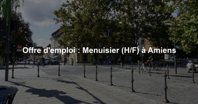 Offre d'emploi : Menuisier (H/F) à Amiens