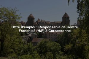 Offre d'emploi : Responsable de Centre Franchisé (H/F) à Carcassonne