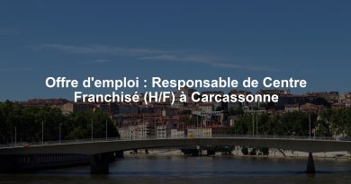 Offre d'emploi : Responsable de Centre Franchisé (H/F) à Carcassonne