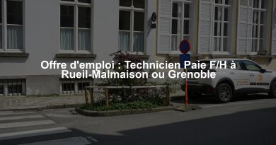 Offre d'emploi : Technicien Paie F/H à Rueil-Malmaison ou Grenoble
