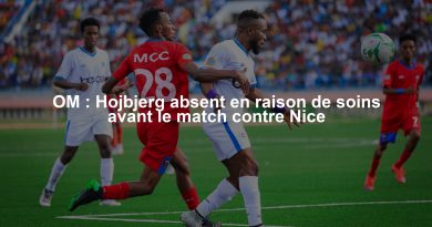 OM : Hojbjerg absent en raison de soins avant le match contre Nice