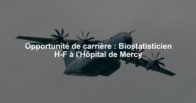 Opportunité de carrière : Biostatisticien H-F à l'Hôpital de Mercy