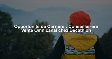 Opportunité de Carrière : Conseiller-ère Vente Omnicanal chez Decathlon