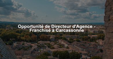 Opportunité de Directeur d'Agence - Franchisé à Carcassonne