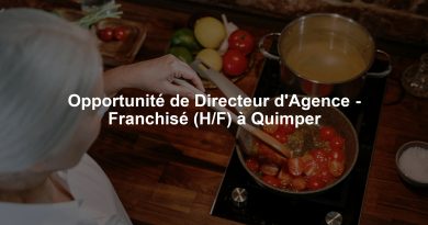 Opportunité de Directeur d'Agence - Franchisé (H/F) à Quimper