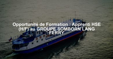 Opportunité de Formation : Apprenti HSE (H/F) au GROUPE SOMBORN LANG FERRY