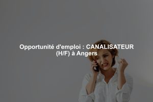 Opportunité d'emploi : CANALISATEUR (H/F) à Angers