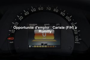 Opportunité d'emploi : Cariste (F/H) à Rumilly