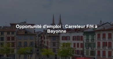 Opportunité d'emploi : Carreleur F/H à Bayonne