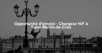 Opportunité d'emploi : Chargeur H/F à Saint-Martin-de-Crau