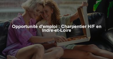 Opportunité d'emploi : Charpentier H/F en Indre-et-Loire