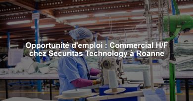 Opportunité d'emploi : Commercial H/F chez Securitas Technology à Roanne