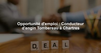 Opportunité d'emploi : Conducteur d'engin Tombereau à Chartres