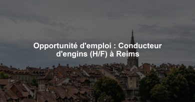 Opportunité d'emploi : Conducteur d'engins (H/F) à Reims