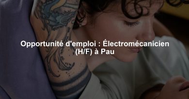 Opportunité d'emploi : Électromécanicien (H/F) à Pau