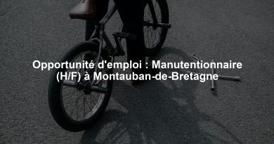Opportunité d'emploi : Manutentionnaire (H/F) à Montauban-de-Bretagne