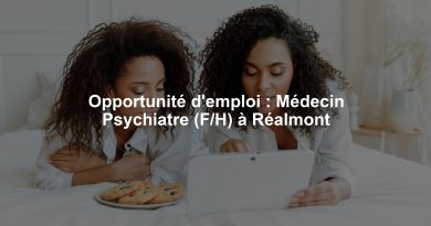 Opportunité d'emploi : Médecin Psychiatre (F/H) à Réalmont