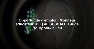 Opportunité d'emploi : Moniteur éducateur (H/F) au SESSAD TSA de Bourgoin-Jallieu