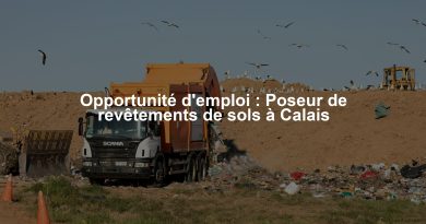 Opportunité d'emploi : Poseur de revêtements de sols à Calais