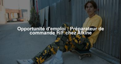 Opportunité d'emploi : Préparateur de commande H/F chez Alkine