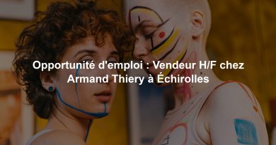 Opportunité d'emploi : Vendeur H/F chez Armand Thiery à Échirolles