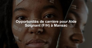 Opportunités de carrière pour Aide Soignant (F/H) à Mansac