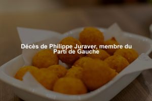 Décès de Philippe Juraver, membre du Parti de Gauche