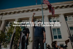 Résumé de l'actualité sociale des semaines du 20 et 27 octobre 2025