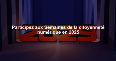 Participez aux Semaines de la citoyenneté numérique en 2025