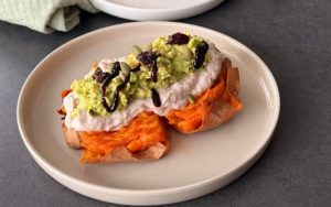 Un patate douce au four