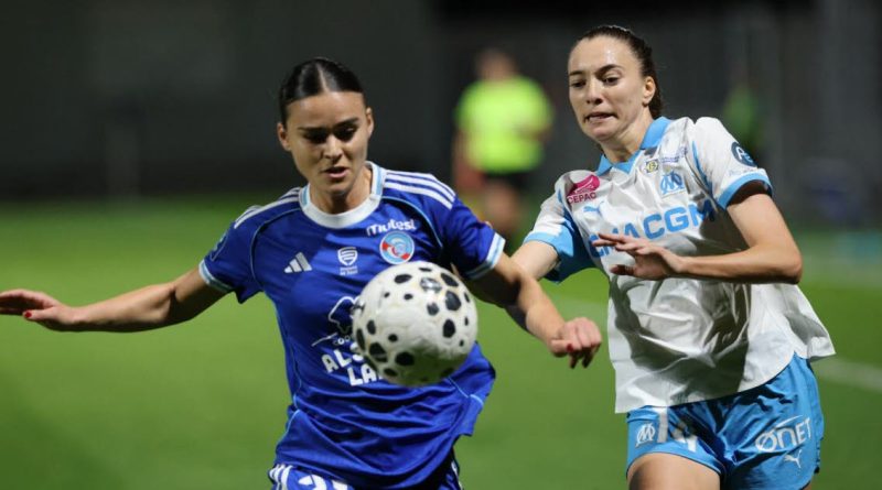 Football : Division 1 féminine, le Racing obtient un point à Marseille sans briller