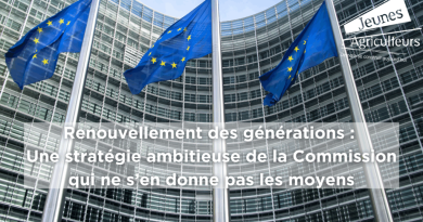 Renouvellement des générations : la Commission face à des moyens insuffisants, selon Jeunes Agriculteurs