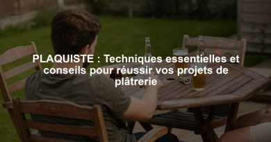 PLAQUISTE : Techniques essentielles et conseils pour réussir vos projets de plâtrerie
