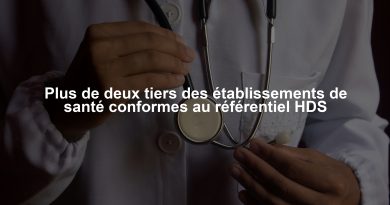Plus de deux tiers des établissements de santé conformes au référentiel HDS
