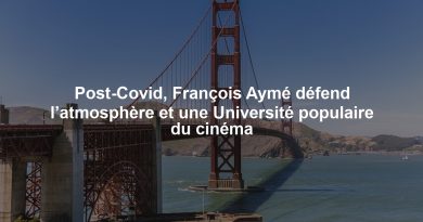 Post-Covid, François Aymé défend l’atmosphère et une Université populaire du cinéma
