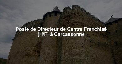 Poste de Directeur de Centre Franchisé (H/F) à Carcassonne
