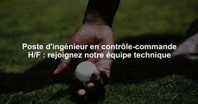 Poste d'ingénieur en contrôle-commande H/F : rejoignez notre équipe technique