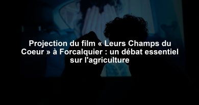 Projection du film « Leurs Champs du Coeur » à Forcalquier : un débat essentiel sur l'agriculture