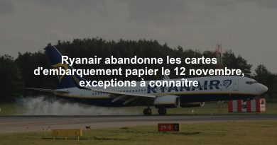 Ryanair abandonne les cartes d'embarquement papier le 12 novembre, exceptions à connaître