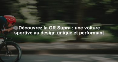Découvrez la GR Supra : une voiture sportive au design unique et performant