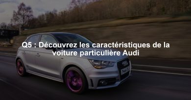 Q5 : Découvrez les caractéristiques de la voiture particulière Audi