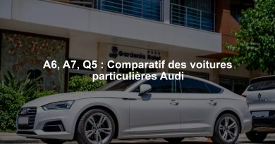 A6, A7, Q5 : Comparatif des voitures particulières Audi