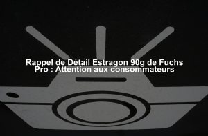 Rappel de Détail Estragon 90g de Fuchs Pro : Attention aux consommateurs