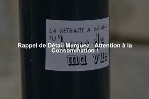 Rappel de Détail Merguez : Attention à la Consommation !