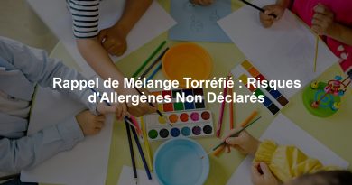 Rappel de Mélange Torréfié : Risques d'Allergènes Non Déclarés