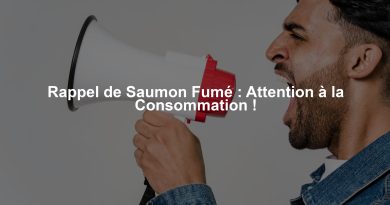 Rappel de Saumon Fumé : Attention à la Consommation !