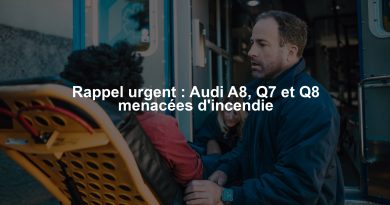Rappel urgent : Audi A8, Q7 et Q8 menacées d'incendie